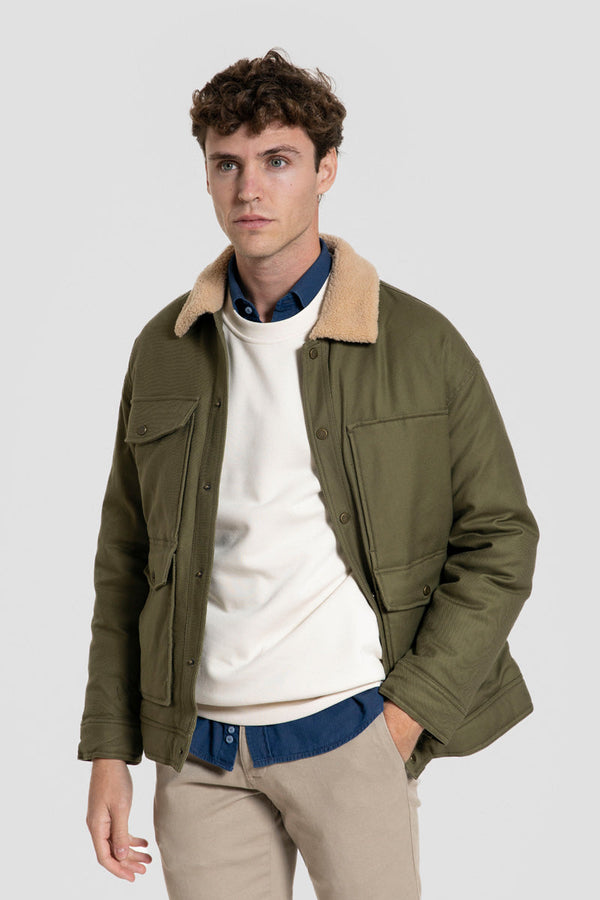 Cazadora Aviador Verde Kaki SKU 0.32674