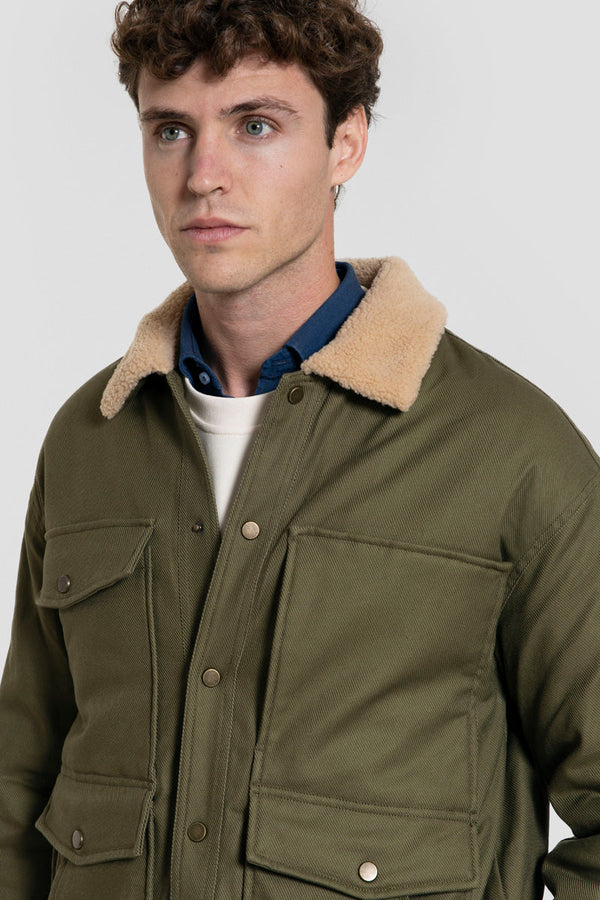 Cazadora Aviador Verde Kaki SKU 0.32674