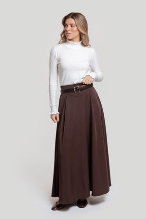 Falda Pico Marron SKU 0.29559