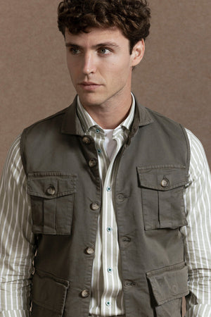 Chaleco Bolsillos de Algodón SKU 0.32717