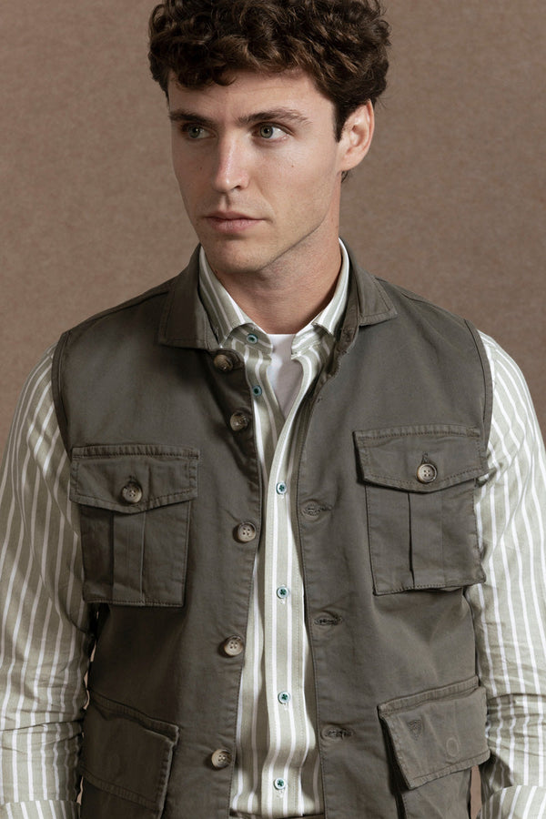 Chaleco Bolsillos de Algodón SKU 0.32717