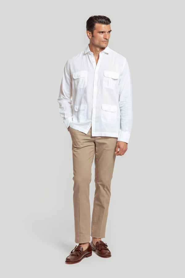 Camisa Cubana Blanco  SKU 0.31456
