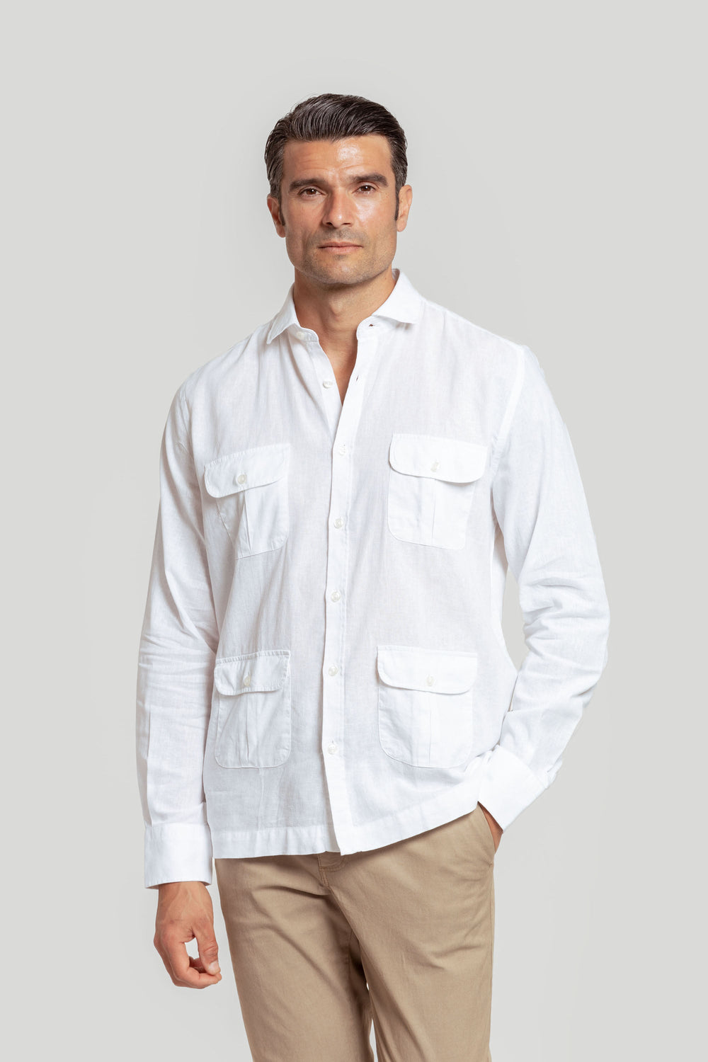 Camisa Cubana Blanco  SKU 0.31456
