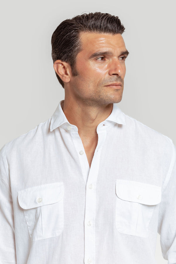 Camisa Cubana Blanco  SKU 0.31456