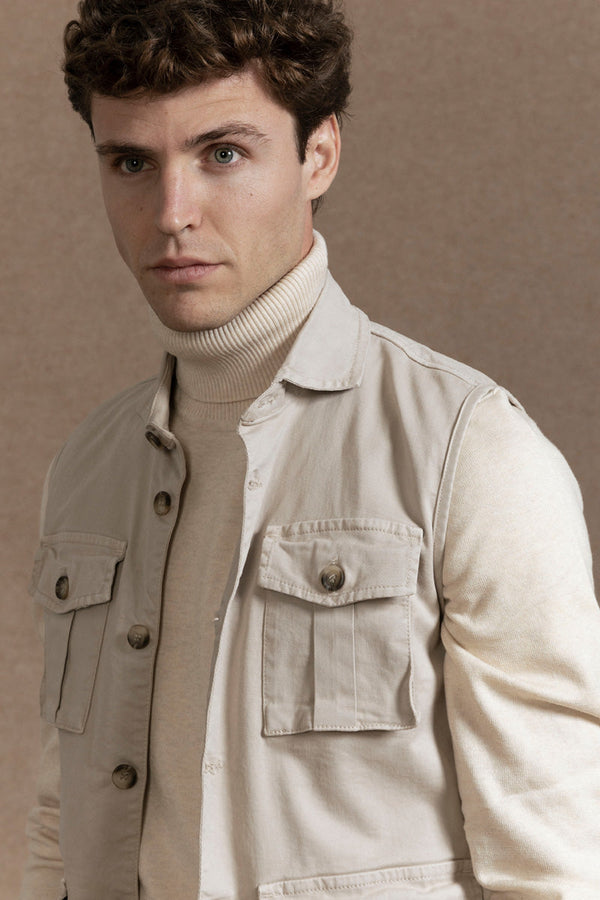 Chaleco Bolsillos Hueso SKU 0.32717