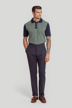 Polo Bicolor Kaki SKU 0.31155