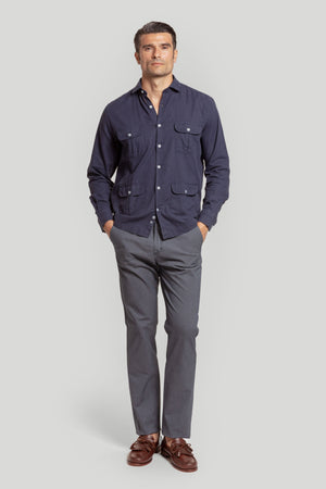 Camisa Cubana Marino  SKU 0.31456
