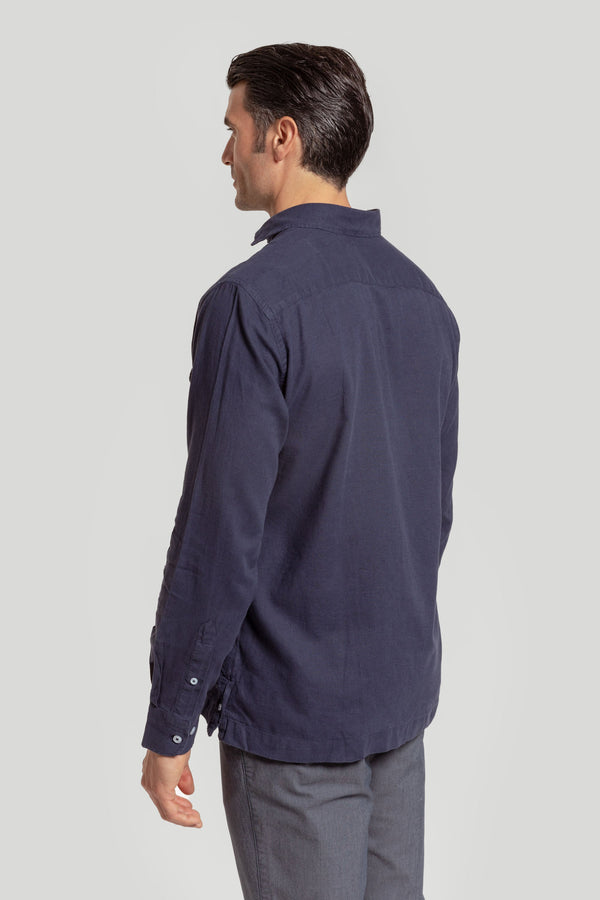 Camisa Cubana Marino  SKU 0.31456