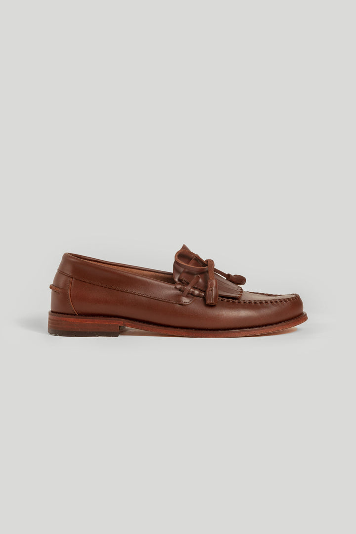 Sapato social de couro marrom SKU 0,31451