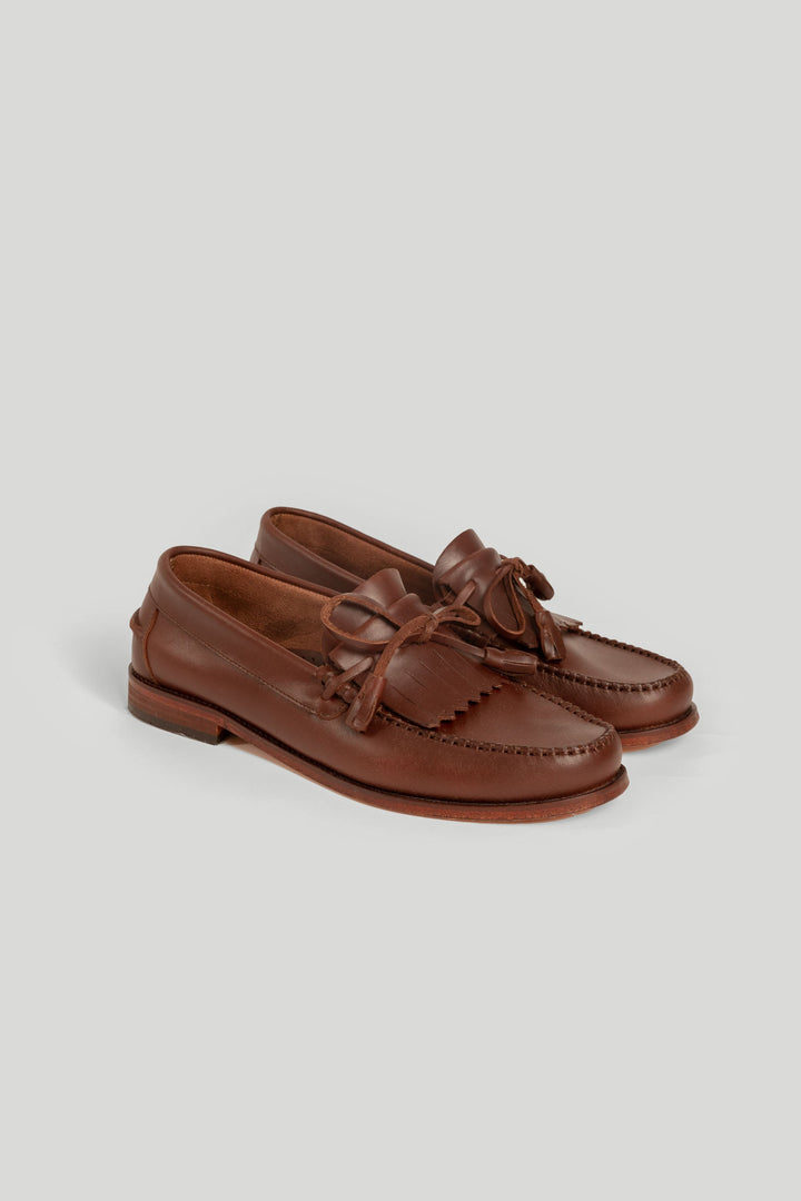 Sapato social de couro marrom SKU 0,31451