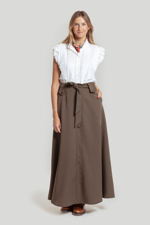 Falda Romeria Kaki SKU 0.31148