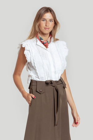 Falda Romeria Kaki SKU 0.31148