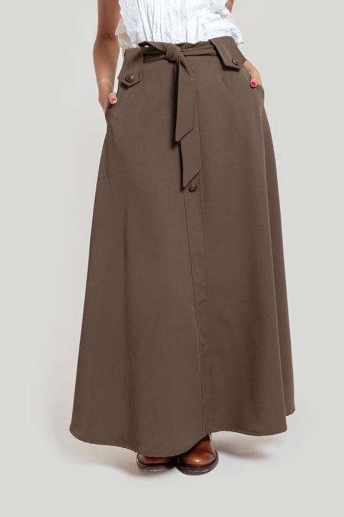 Falda Romeria Kaki SKU 0.31148