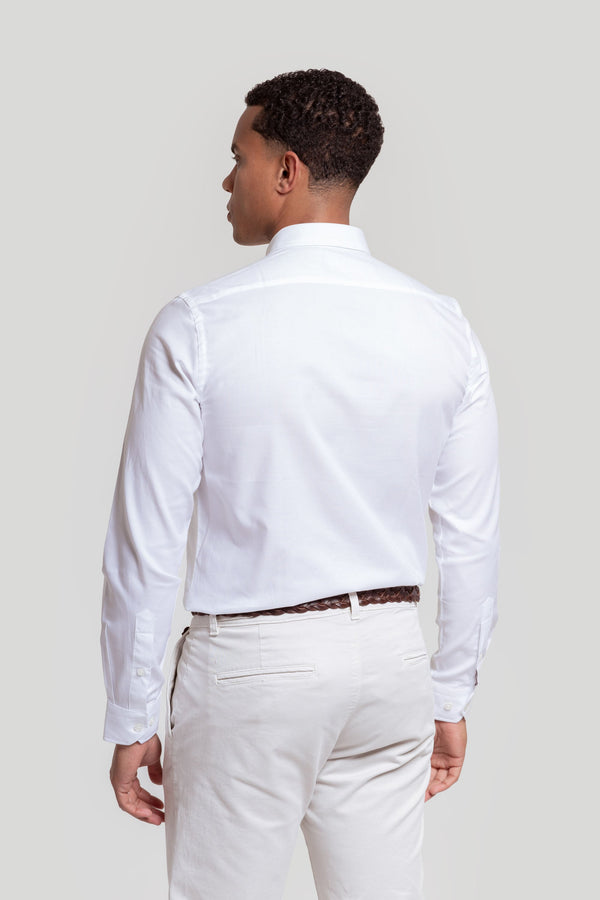 CAMISA OXFORD BLANCA SKU 0.29240