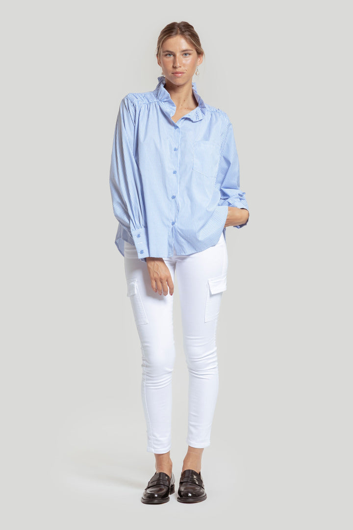 Camisa listrada com franjas SKU 0,31486