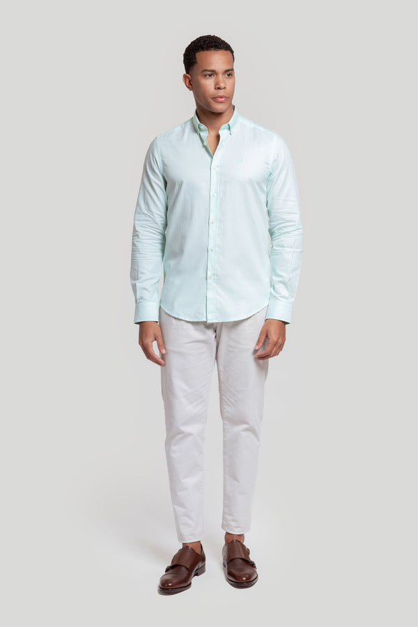 Camisa Oxford Verde Agua SKU 0.29240