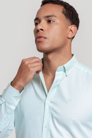 Camisa Oxford Verde Agua SKU 0.29240