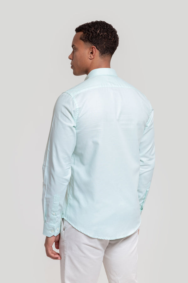 Camisa Oxford Verde Agua SKU 0.29240