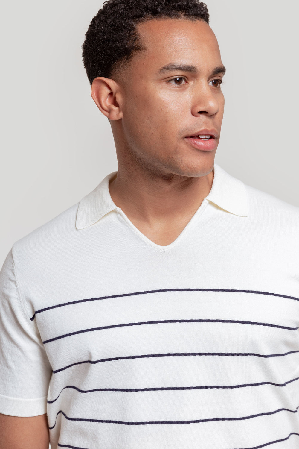 Polo Punto Raya Beig SKU 0.30819