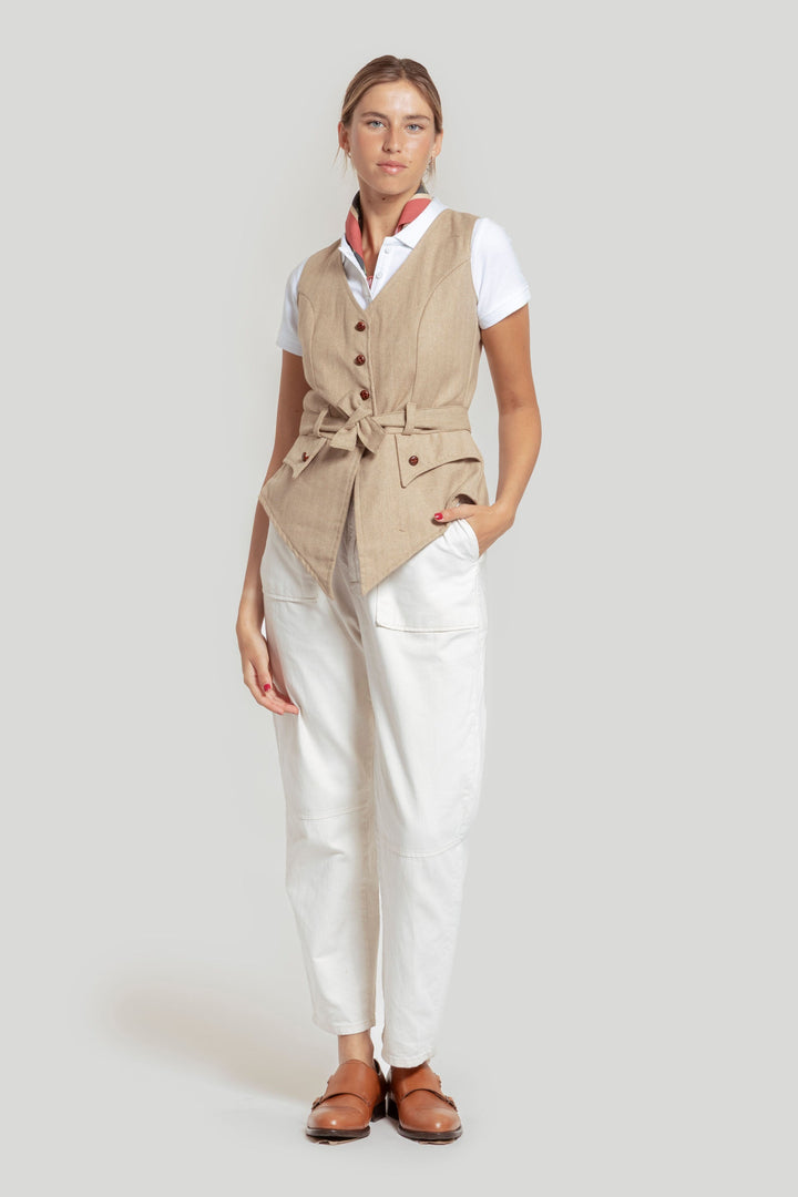 Colete Camel Herringbone SKU 0.31452