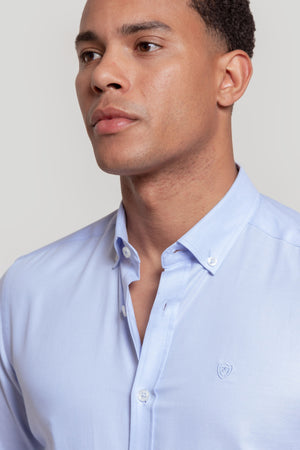 CAMISA OXFORD CELESTE SKU 0.29240