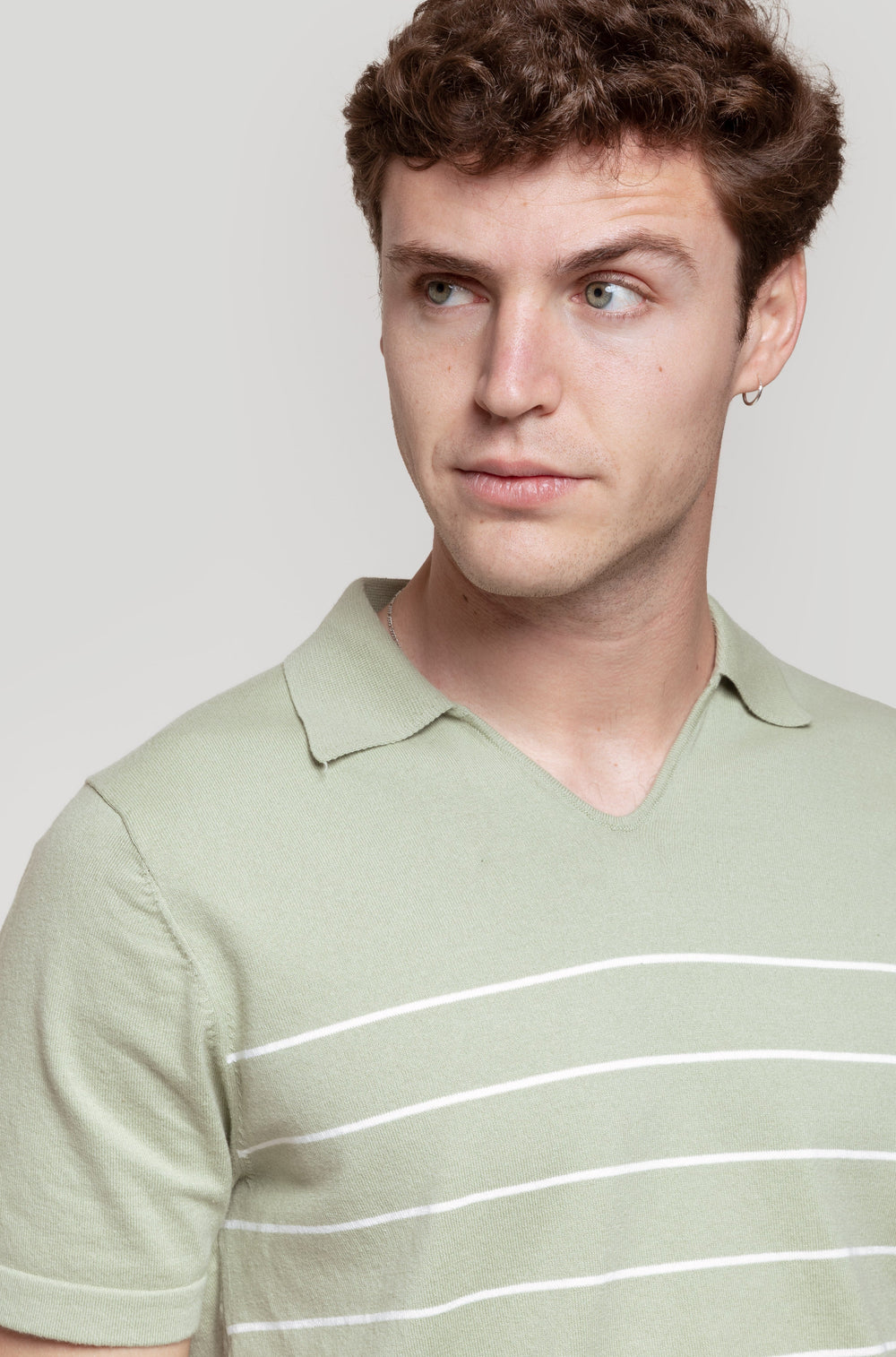 Polo Punto Raya Verde SKU 0.30819