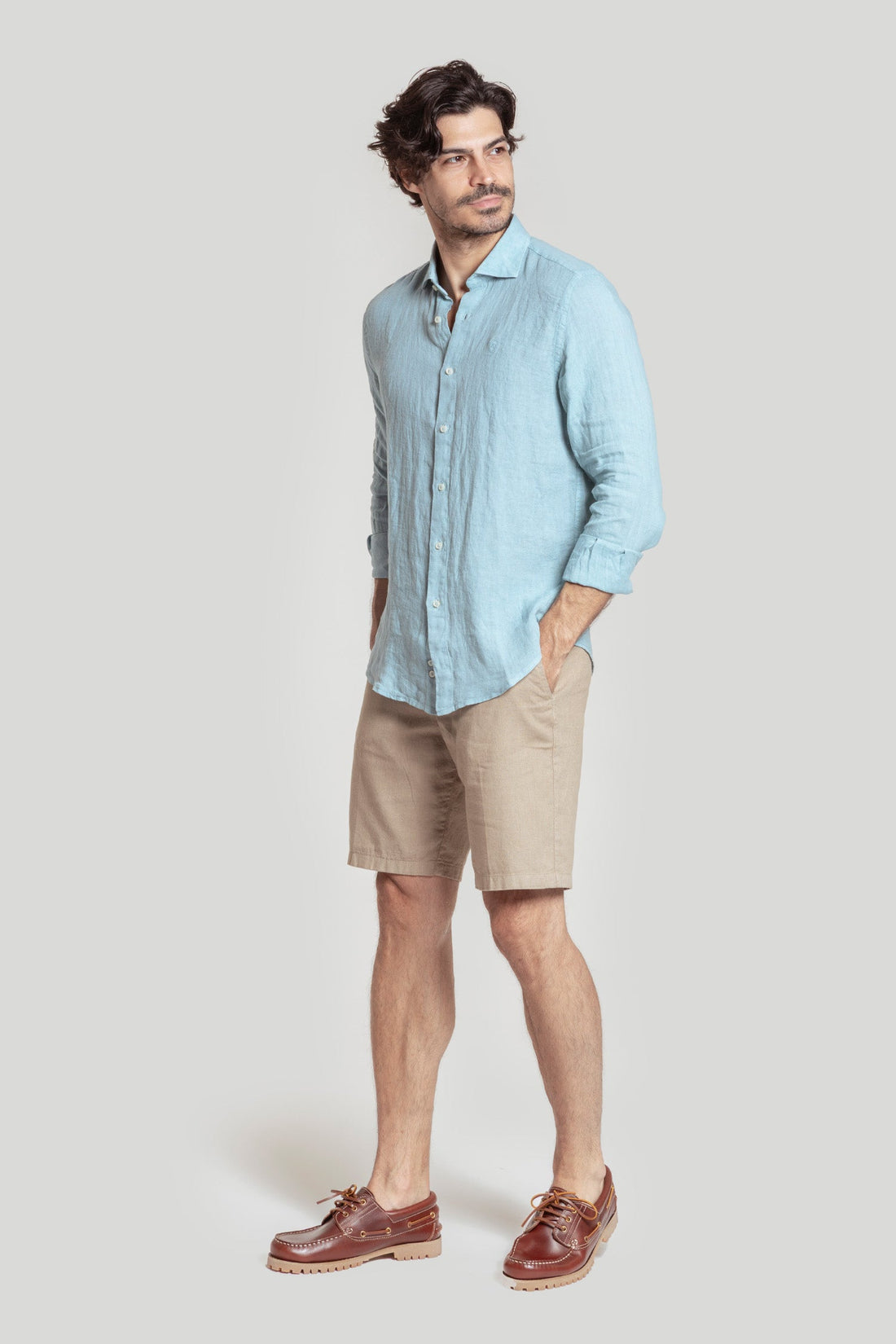 Camisa Cro 62507-0.31660 - VERDE ÁGUA