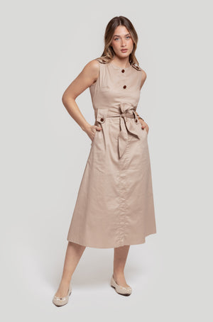 Vestido Rocio Camel SKU 0.30121