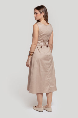 Vestido Rocio Camel SKU 0.30121