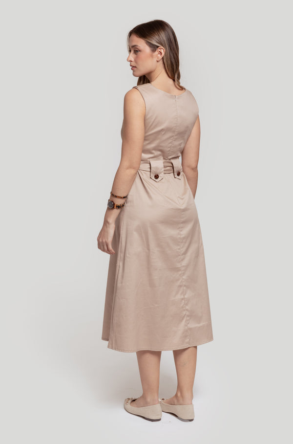 Vestido Rocio Camel SKU 0.30121