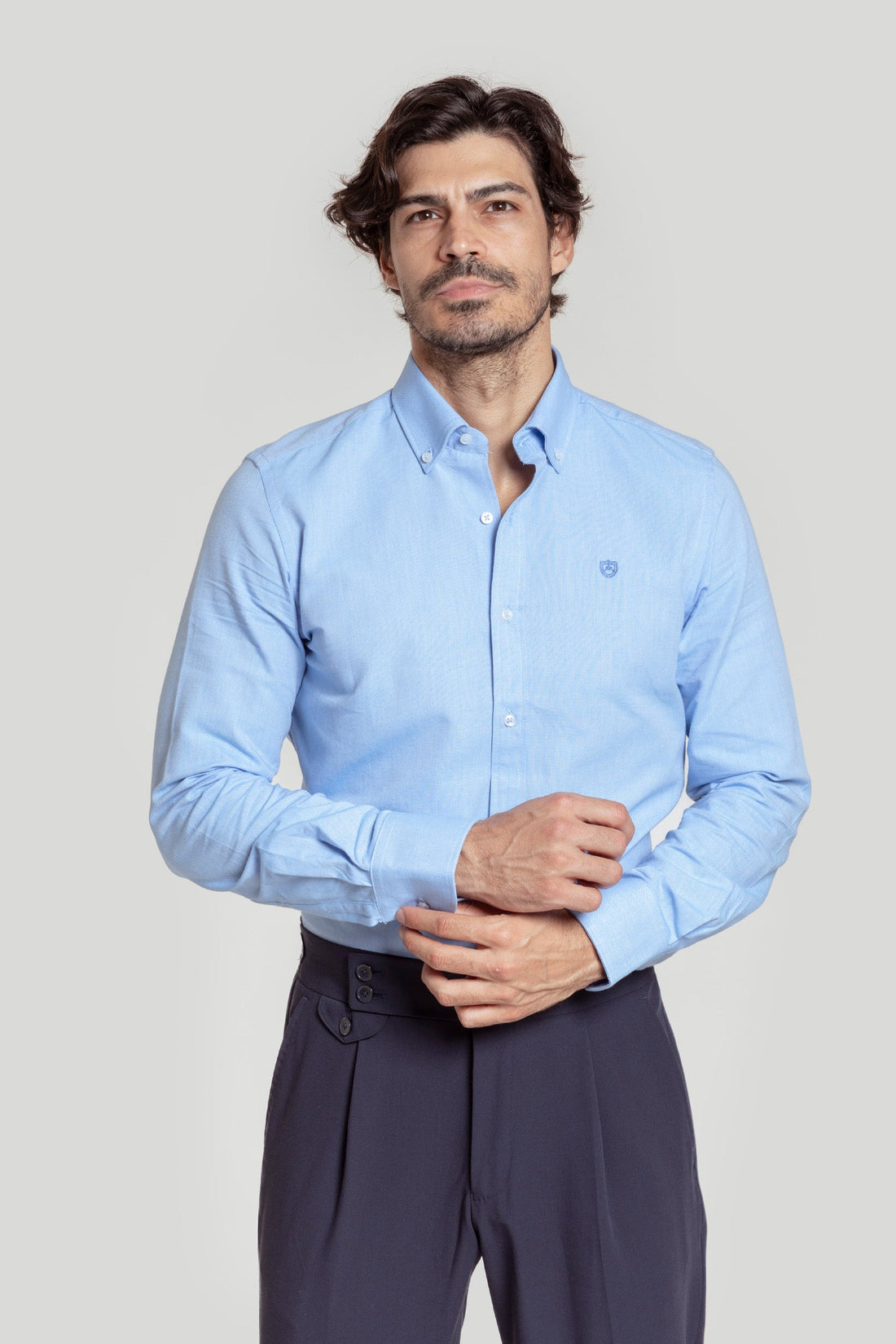 Camisa cropped 62584-0.31662 - AZUL CLARO