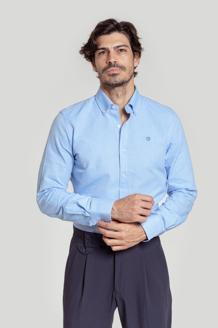 Camisa cropped 62584-0.31662 - AZUL CLARO