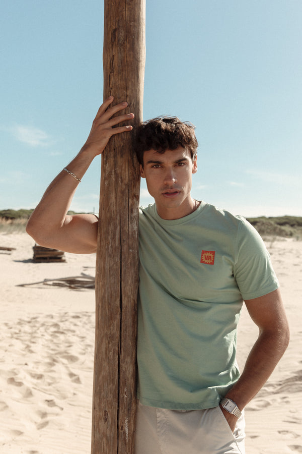 T-shirt Surf & Lifestyle Vert d'eau SKU 0.33704
