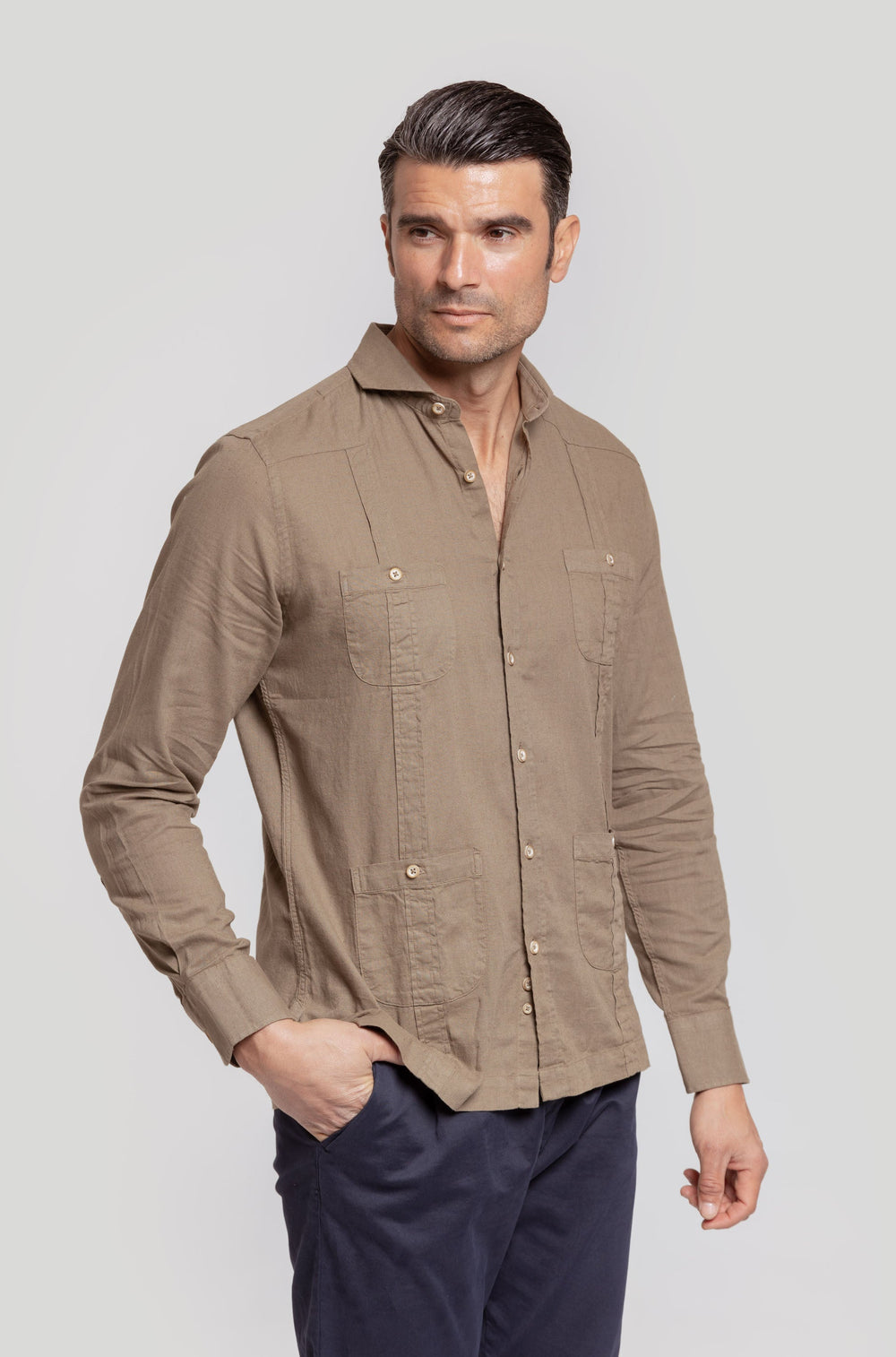 Guayabera Kaki SKU 0.30811