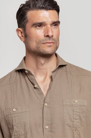 Guayabera Kaki SKU 0.30811