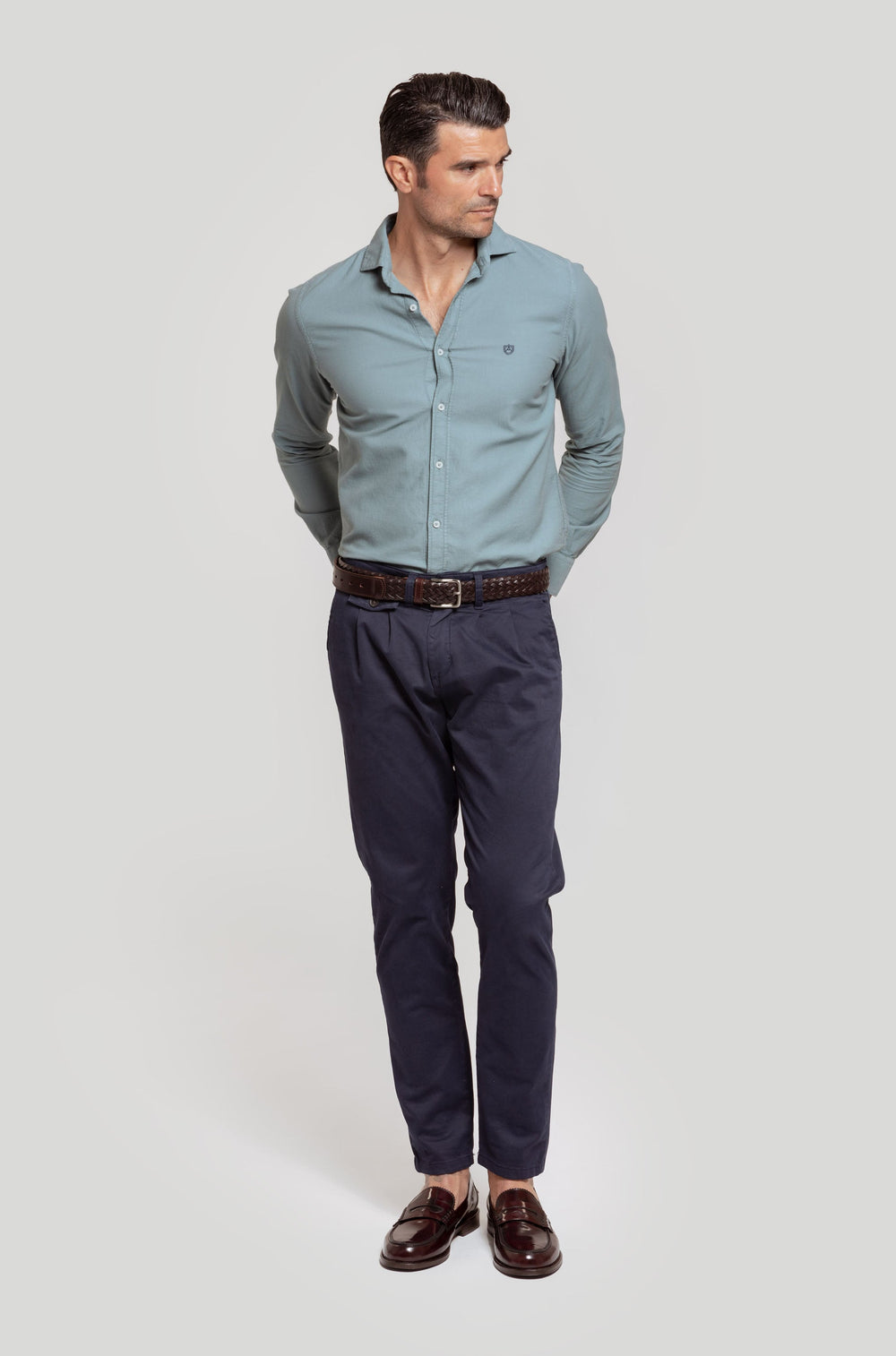 CAMISA MINI ESTRUCTURA VERDE SKU 0.29490