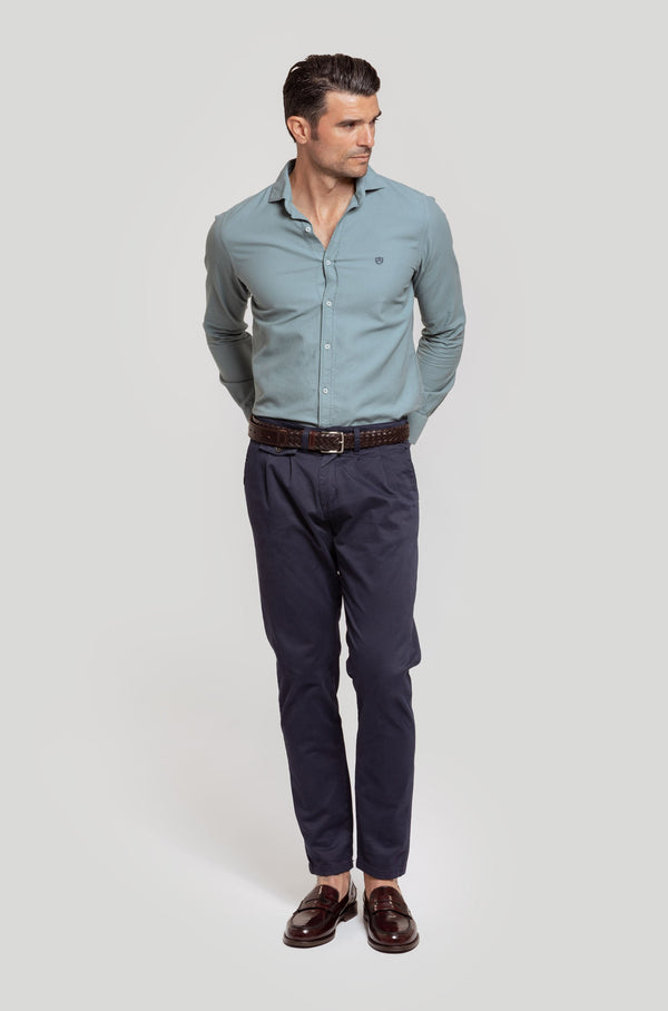 CAMISA MINI ESTRUCTURA VERDE SKU 0.29490