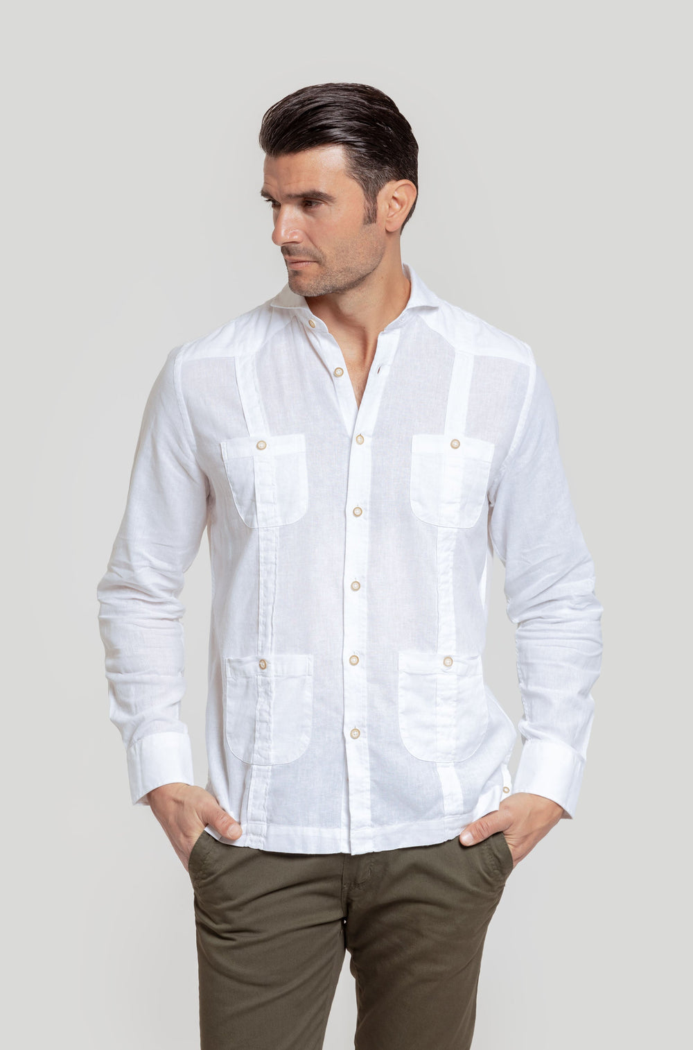 Guayabera Blanca SKU 0.30811