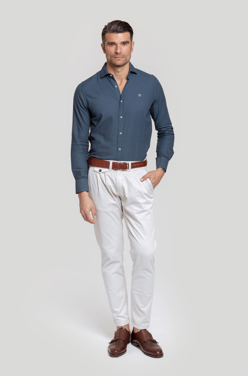 CAMISA MINI ESTRUCTURA AZUL SKU 0.29490