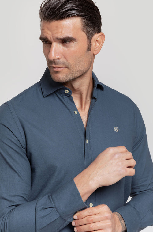 CAMISA MINI ESTRUCTURA AZUL SKU 0.29490