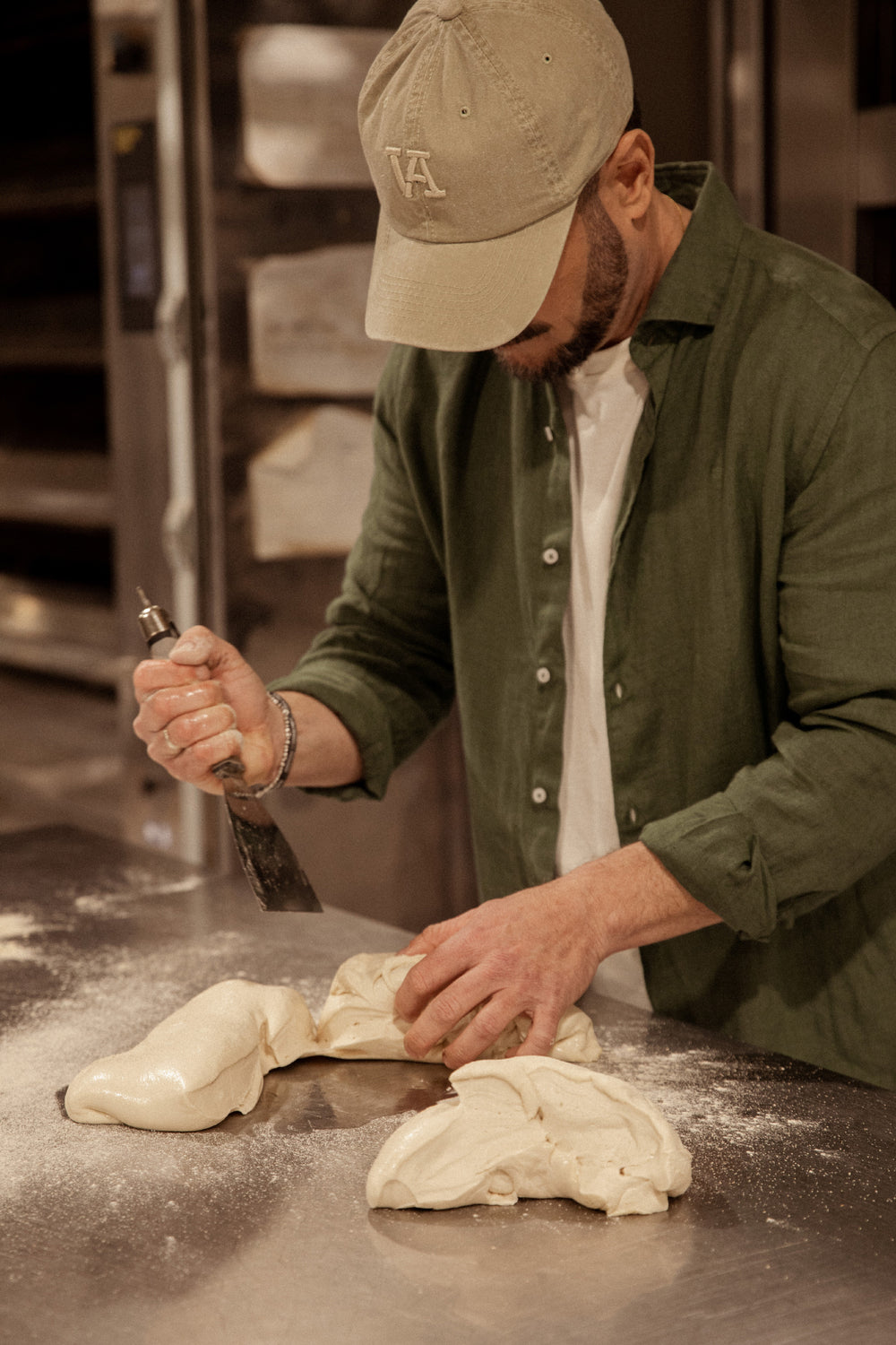 Camisa lino kaki SKU 0.33315