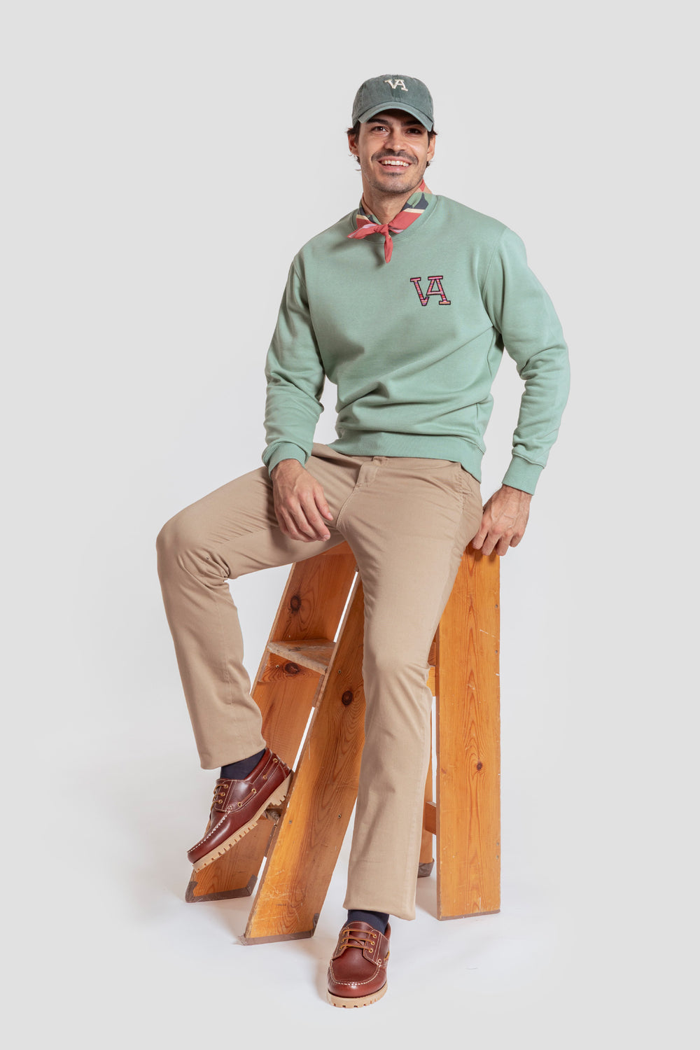 Sudadera Va Etnica Verde Agua SKU 0.30053