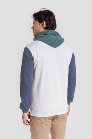 Sudadera Gorro Tricolor Blanco - Legado SKU 0.31995