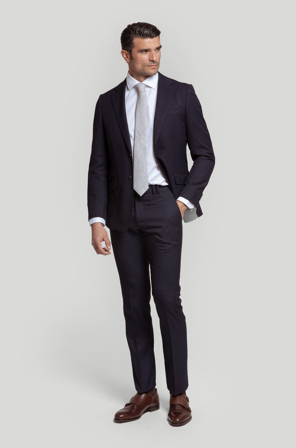 Traje Ojo De Perdiz Marino SKU 0.30504