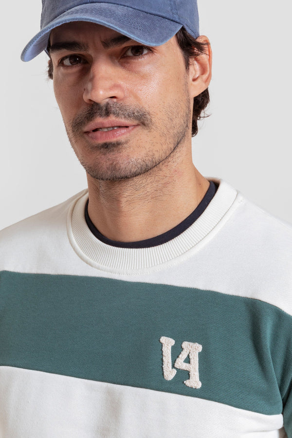 Sudadera Raya Ancha Menta - Legado SKU 0.31996