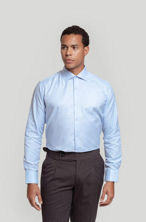Camisa Vestir Celeste Traje SKU 0.30532