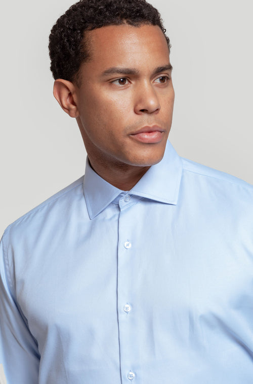 Camisa Vestir Celeste Traje SKU 0.30532
