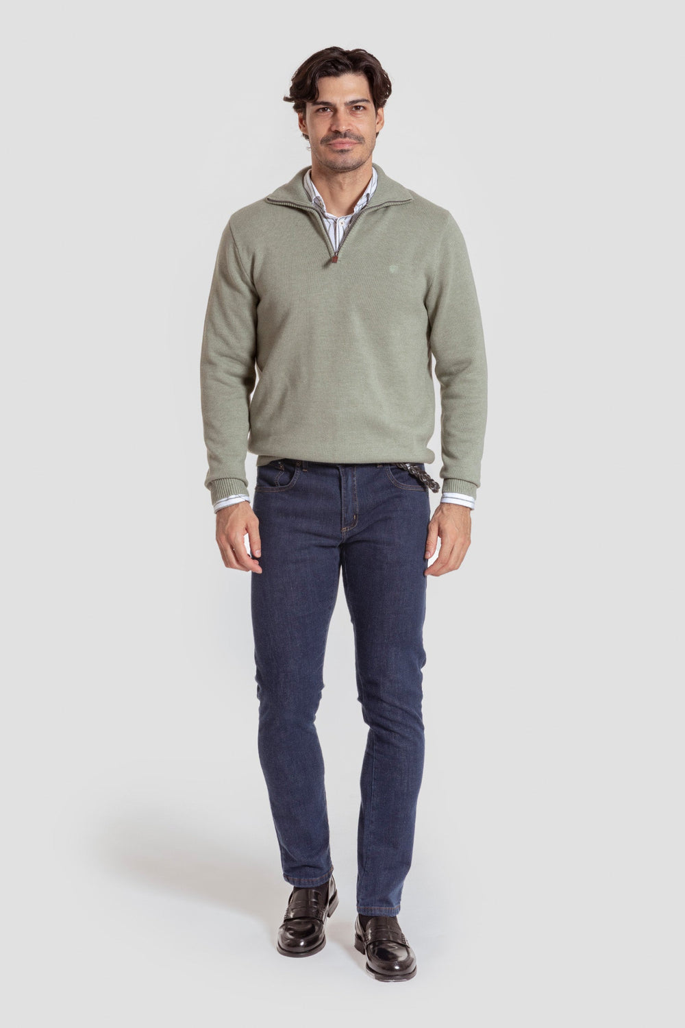 Jersey Cuello Cremallera Hoja - Raíces SKU 0.32021