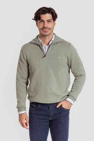 Jersey Cuello Cremallera Hoja - Raíces SKU 0.32021