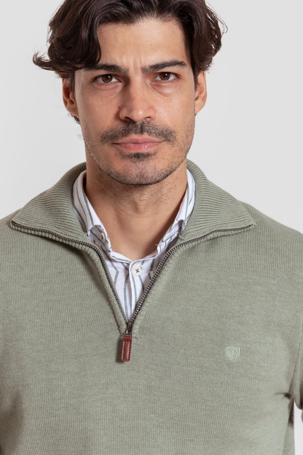 Jersey Cuello Cremallera Hoja - Raíces SKU 0.32021